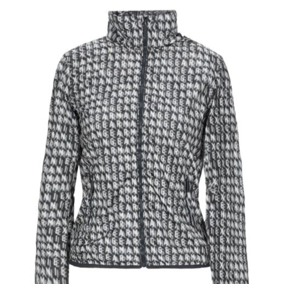 NWOT Armani Exchange Packable Logo Windbreaker Jacket. Size M - Picture 1 of 16